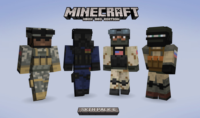 『Minecraft: Xbox 360 Edition』最新スキンパック「Skin Pack 6」の配信日及び全収録スキンが発表