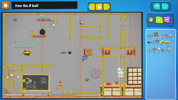 ピタゴラ装置的パズルゲーム『Contraption Maker』が早期アクセスを終了し正式リリース