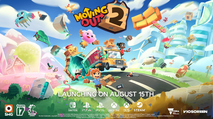 ドタバタ引っ越しシム最新作『Moving Out 2』8月16日発売決定！日本語版も同時配信予定