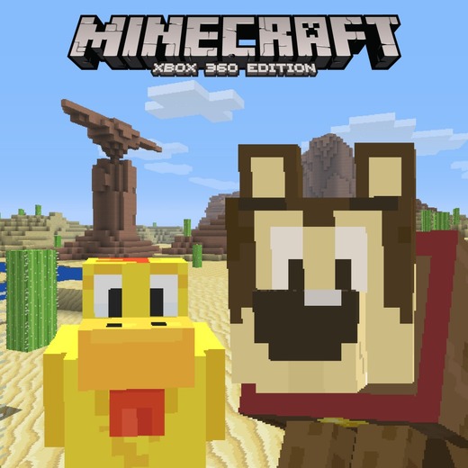 Xbox 360版『Minecraft』に新テクスチャーパックが配信、海外アニメのようなコミカルな雰囲気に