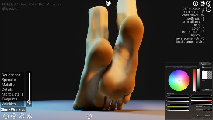 例の足特化ポーザーソフト『HAELE 3D- Feet Poser』Pro版が早期アクセス開始―アーティスト向けの多目的ツール