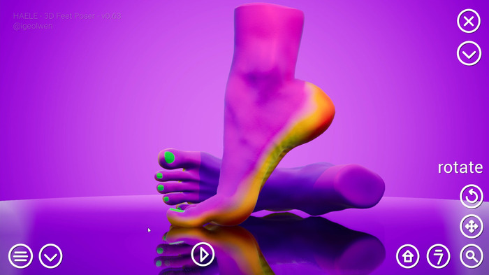 例の足特化ポーザーソフト『HAELE 3D- Feet Poser』Pro版が早期アクセス開始―アーティスト向けの多目的ツール