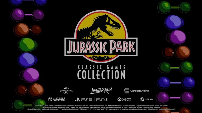 日本未発売タイトル含む「ジュラシック・パーク」レトロタイトルコレクション『Jurassic Park: Classic Games Collection』発表