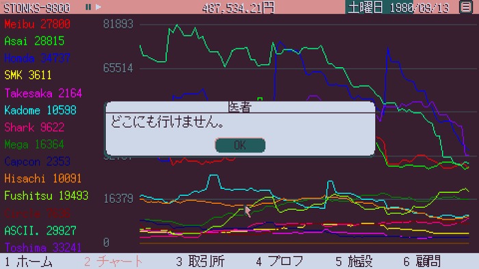 『STONKS-9800: Stock Market Simulator』は株価の変動で一喜一憂しつつ、数あるミニゲームも面白い株式市場シム―株取引で目指せ億万長者！【プレイレポ】