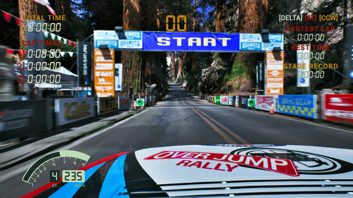 『セガラリー』オマージュの新作ラリーゲーム『Over Jump Rally』Steamストアページ公開！