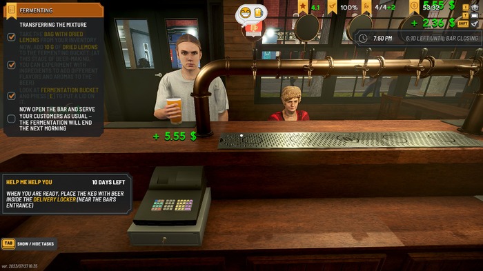 オリジナルビール醸造シム&パブ経営SLG『Brewpub Simulator』プレイレポ―各要素はカジュアルながらも面白い、けど不具合多めが玉に瑕【特集】