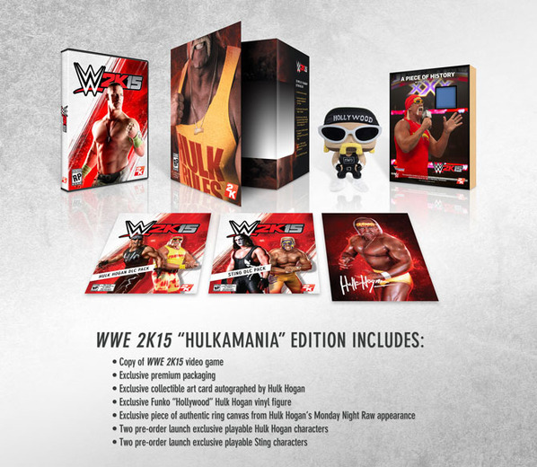 リングのエプロンも同梱！『WWE 2K15 “HULKAMANIA” Edition 』のセット内容を公開