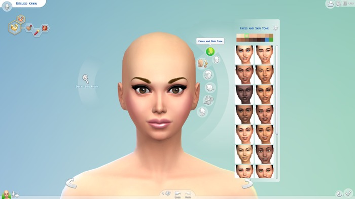 「The Sims 4 Create A Sim Demo」プレイレポ、シム作成機能で自分の再現に挑戦