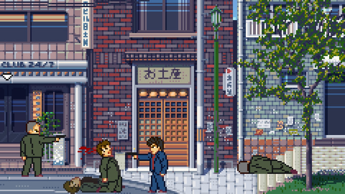 出所した中年ヤクザとして生きる哀愁ドット絵アクションADV『Fading Afternoon』配信日決定！