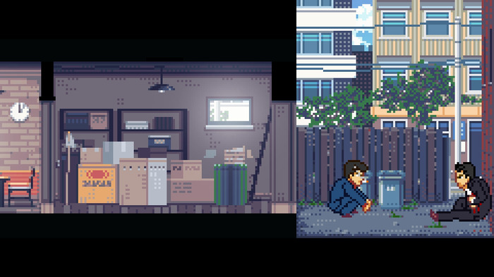 出所した中年ヤクザとして生きる哀愁ドット絵アクションADV『Fading Afternoon』配信日決定！