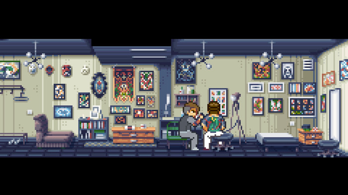 出所した中年ヤクザとして生きる哀愁ドット絵アクションADV『Fading Afternoon』配信日決定！