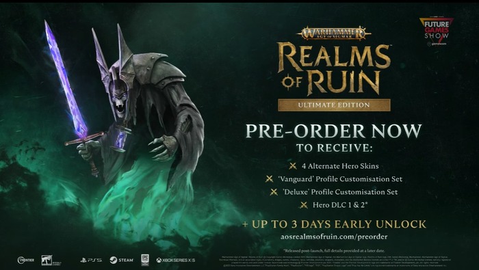 強力なユニットが戦況を大きく揺るがす！『Warhammer Age of Sigmar: Realms of Ruin』ゲームプレイトレイラー公開【gamescom2023 Future Games Show速報】