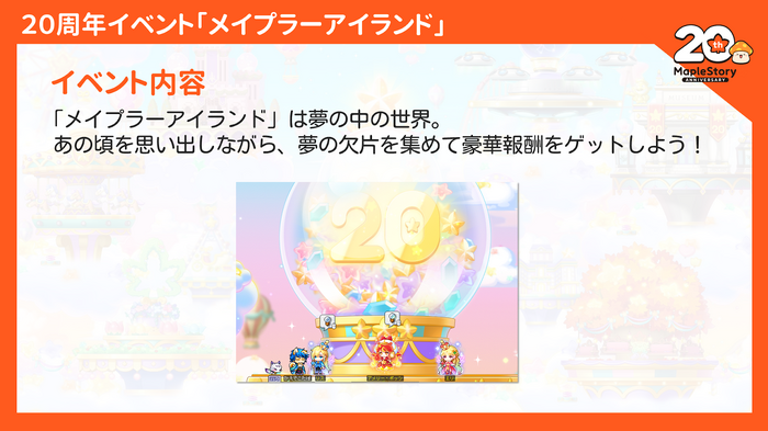 「累計プレイヤー数800万人」は伊達じゃない…！20周年を迎える『メイプルストーリー』アニバイベントで新情報続々！