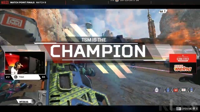 『Apex Legends』「ALGS Year 3 Championship」インペリアルハル率いるTSMが逆境からの3連続チャンピオンで優勝―実況・平岩康佑が魅せた“語り”にも注目