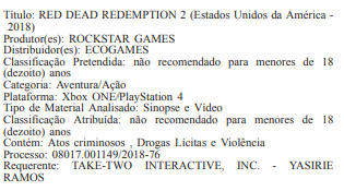 『レッド・デッド・リデンプション2』スイッチ版が表記されるも、ブラジル法務省ページから削除される【UPDATE】