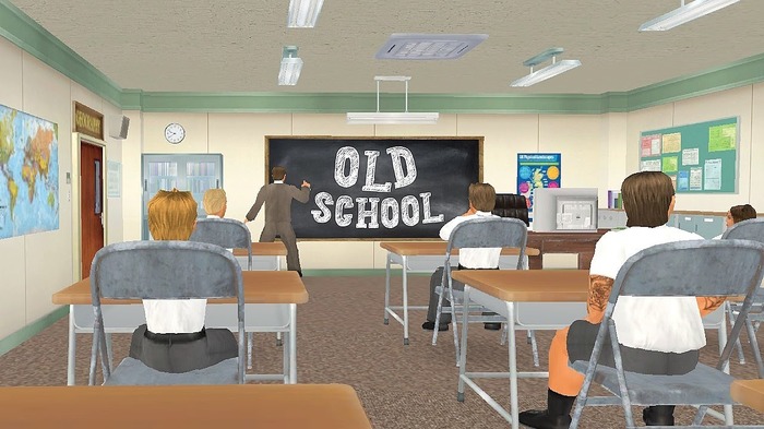 プロレスばりの派手な喧嘩も勃発する学生生活シム『Old School』配信開始！