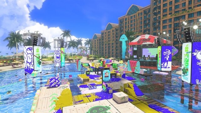 『スプラトゥーン3』“マヒマヒリゾート＆スパ”にステージ改修か？清掃および設備交換のため16日～18日は利用休止に