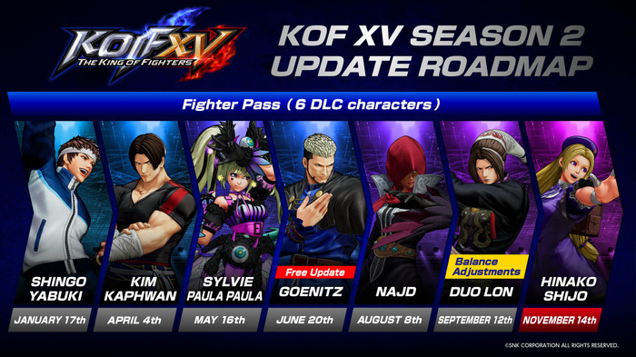 『KOF XV』シーズン2の最後を飾る追加DLCキャラクター「四条雛子」11月14日参戦決定！最新トレイラーで豪快な相撲技を披露