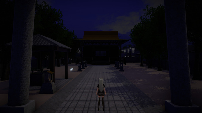 美少女が日本の夜の住宅街を探索するアクションホラー『神様ノ筐庭』Steamで配信開始―神具を集めて祭壇に奉納しよう