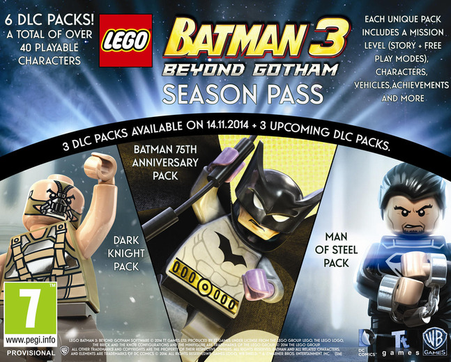 レゴゲーム初のシーズンパスが『LEGO Batman 3』向けに海外発表、6つのDLCを収録