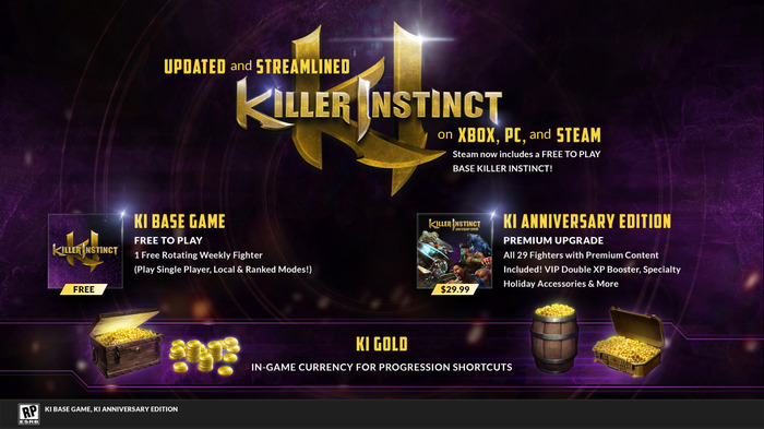 コンボ格ゲー『Killer Instinct』が基本プレイ無料化！ 10周年記念アップデート配信