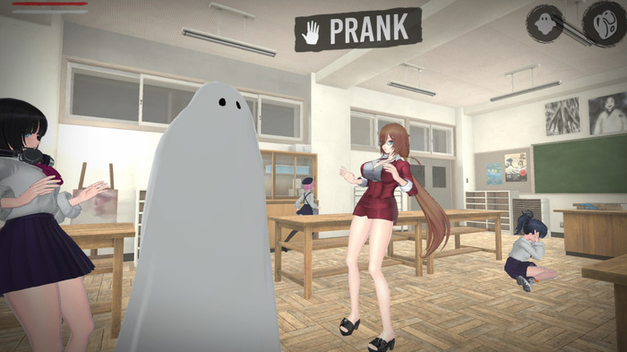 無料美少女脱出ホラー『スケアリースクールシミュレーター2』Steamで配信開始―幽霊や不気味な生き物がうごめくさくら高校から脱出しよう