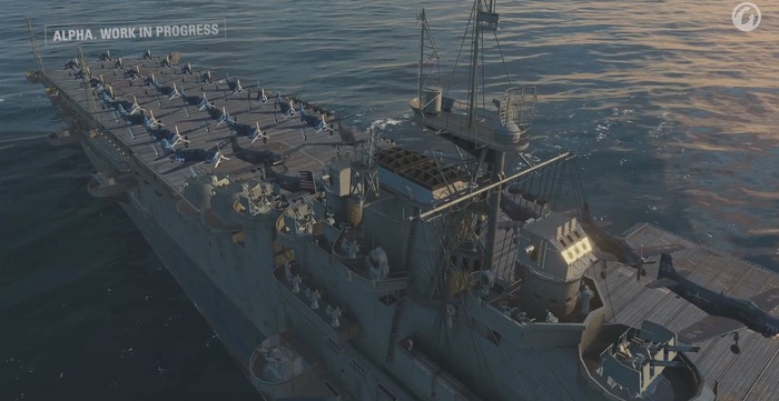 『World of Warships』の空母を解説する最新映像― ラングレーと信濃を紹介