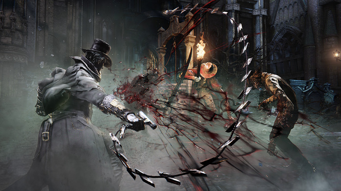 PS4専用ACT『Bloodborne』新キャラ「古狩人デュラ」や武器「仕込み杖」などの新情報が公開