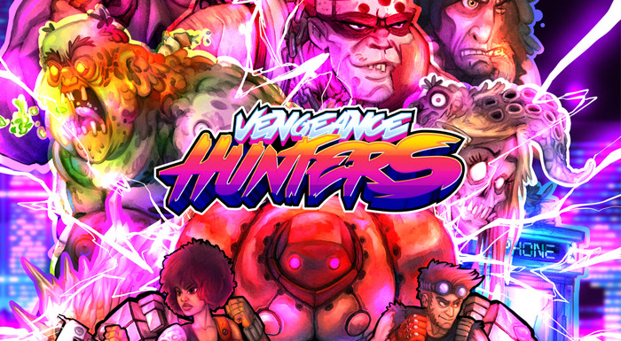 ネオジオ向け新作ベルトスクロールACT『Vengeance Hunters』予約開始！