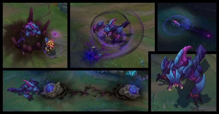 『League of Legends』地中から襲い来る新Champ「Rek'Sai」が発表、各スキル紹介も