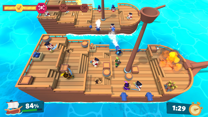 オーバークック系Co-op海賊アクション『Party Pirates』がSteam配信予定