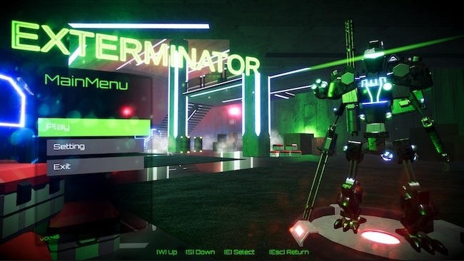 ロボットの能力を好みの装備やプレイスタイルでカスタマイズ『EXTERMINATOR』2024年3月リリース―ミッションベースのサードパーソンSTG