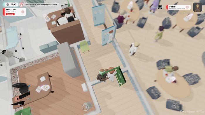 高齢者介護施設から脱出せよ！ヨボヨボの爺さんを操作するステルスゲーム『Escape from the Nursing Home』【2024年始特集】