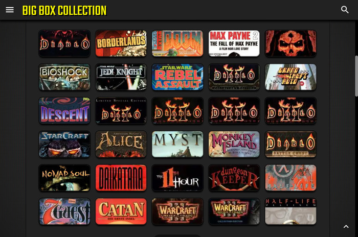 懐かしのPCゲームのパッケージ版を3Dで閲覧できるサイト「Big Box Collection」