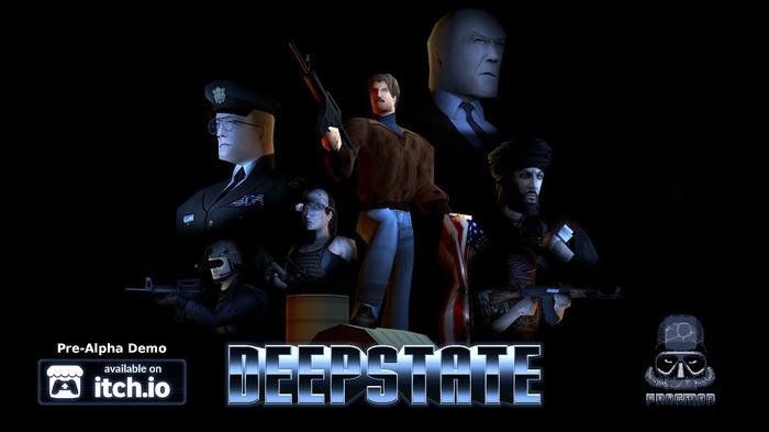 『ゴールデンアイ 007』などの名作にインスパイアされた90年代風FPS『DEEP STATE』Steamページ公開！