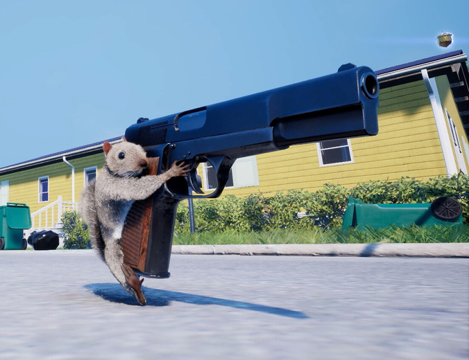 リスが銃をぶっ放す『Squirrel with a Gun』最新トレイラー！ ラジコンカーでドライブもしちゃう