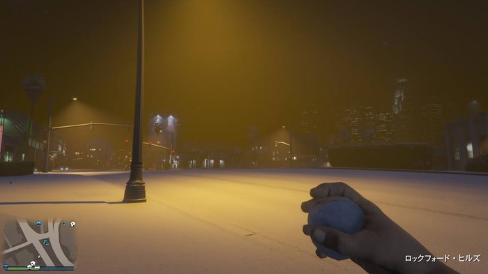 『GTAオンライン』で降雪を観測、白く染まったロスサントスへ急げ！