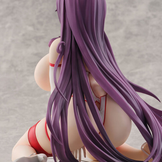 目のやり場に困るセクシーナース！『閃乱カグラ』大迫力1/4スケールで「紫」がフィギュア化―脱いだ姿はお手元で確認を