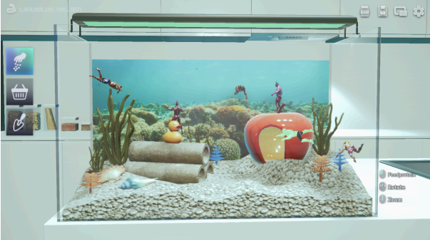 小さいマッチョを水槽で飼育する放置型サンドボックス『マチョリウム -Muscle Aquarium Simulator-』Steamにて5月29日発売決定！