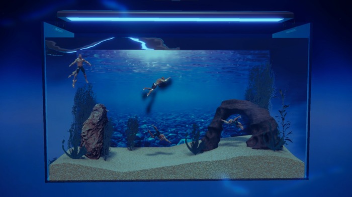 小さいマッチョを水槽で飼育する放置型サンドボックス『マチョリウム -Muscle Aquarium Simulator-』Steamにて5月29日発売決定！