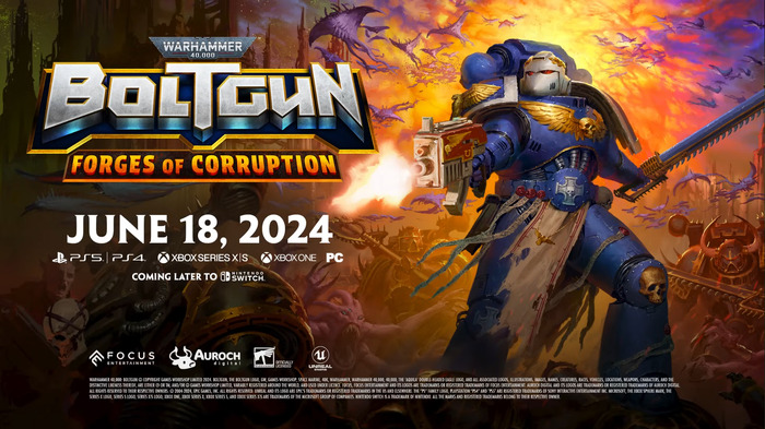 レトロ風FPS『Warhammer 40,000: Boltgun』DLC「Forges of Corruption」発表！