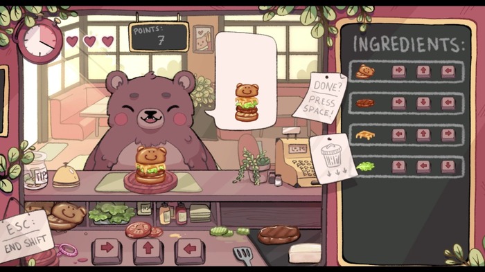 カワイイどうぶつさん向けハンバーガー屋『Bombo's Borgar』無料で公開―意外と大慌てなミニゲーム