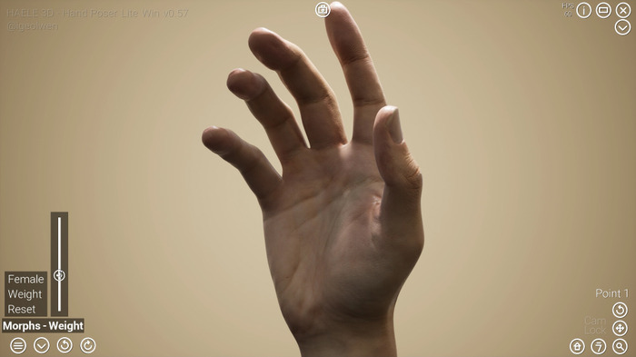 「手」に特化したポーザーソフト『HAELE 3D - Hand Poser Lite』正式リリース！