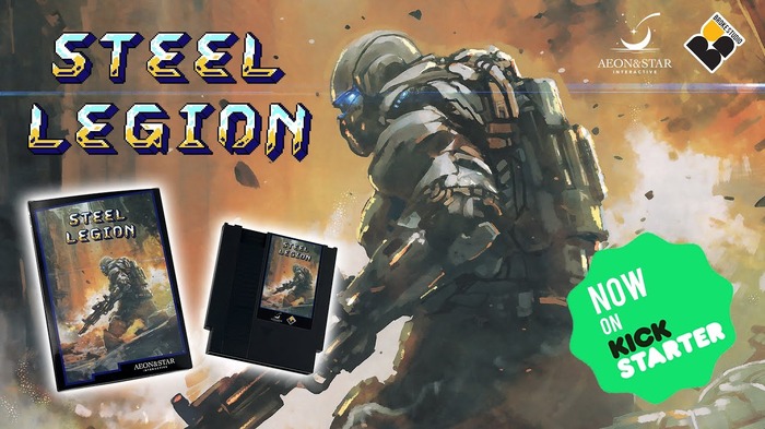 海外ファミコン向け新作メトロイドヴァニア『Steel Legion』Kickstarter開始！