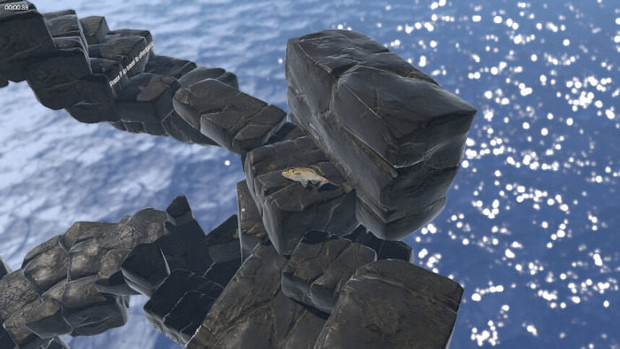 魚がピチピチ頂上を目指す、壺おじ系パルクールADV『Fish Hero』間もなくリリース