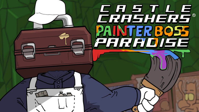 『Castle Crashers』約12年ぶりの新DLC「Painter Boss Paradise」発表！ 独自キャラスキンが作れる