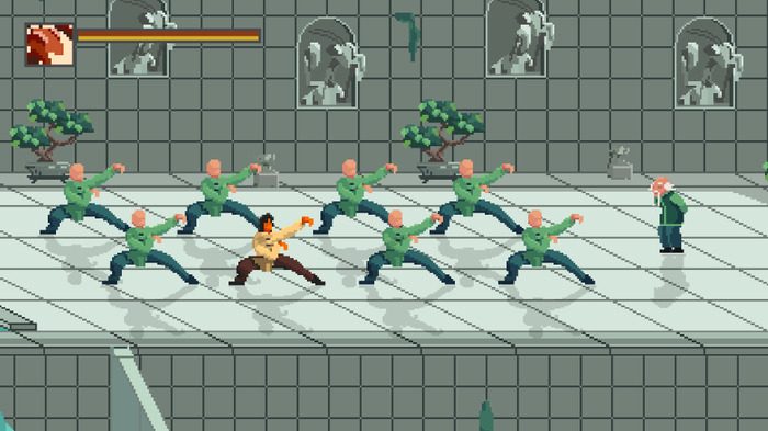 アチョー！ 酔拳から蟷螂拳まで様々な流派をマスターするドット絵カンフーACT『Five Gods of Kung Fu』配信開始