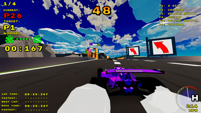 ロンドンや東京、ローマを爆走するレトロなレースゲーム『SPGP Super Polygon Grand Prix』早期アクセス開始！