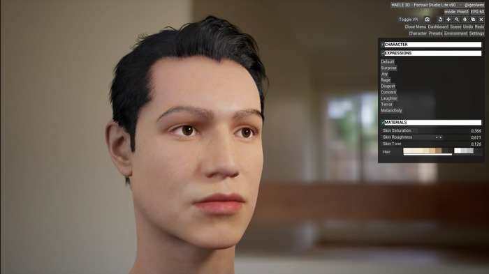 顔をグリグリ見回せるデッサンリファレンスツール新作『HAELE 3D - Portrait Studio Lite』無料で早期アクセス開始！