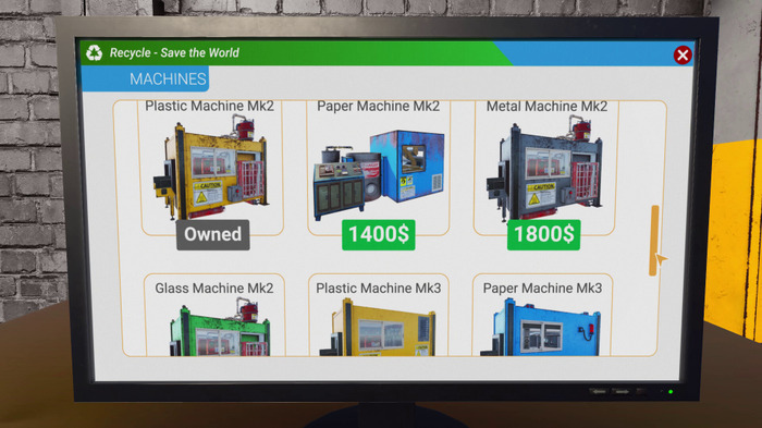 拾い集めたゴミを分解、分別するリサイクル工場シム『Recycling Center Simulator』プロローグ版配信！